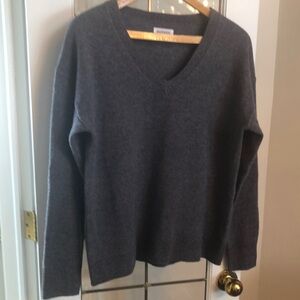 Hudson North Charcoal Wool-Blend Sweater